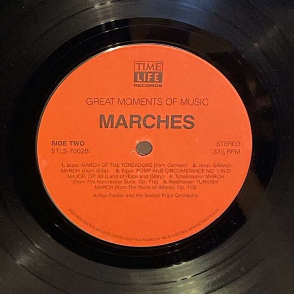 Great Moments Of Music Marches (Vinyl, 1980) Time Life STLS-7002 NM LP Record - Picture 9 of 9